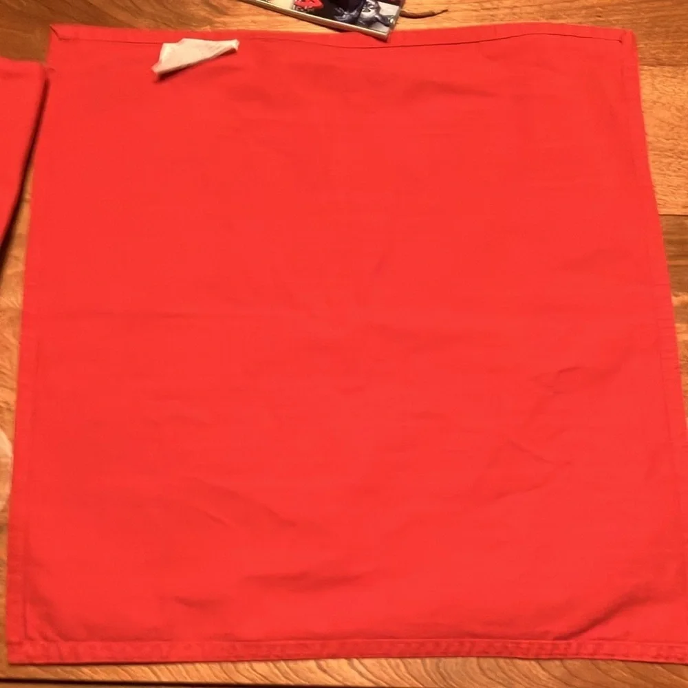🌈 IKEA 100% cotton napkins 17 x 17 1999 red set of 6